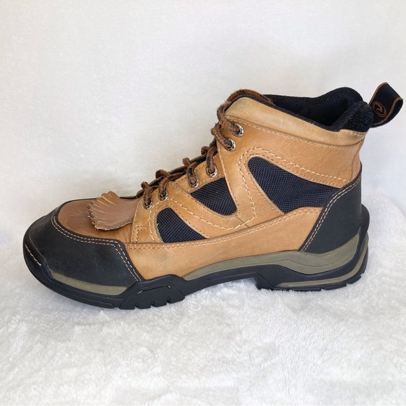 Roper Brown Lace-Up Western Boots Women’s Size 5 Youth Kids Girls Boys Size 3.5 - Picture 12 of 16